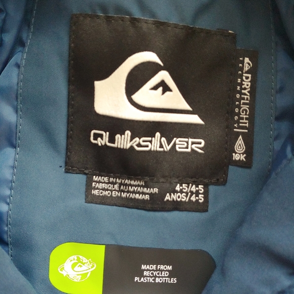 Quiksilver NEW Mission Print Block Snow Jacket - Picture 7 of 14